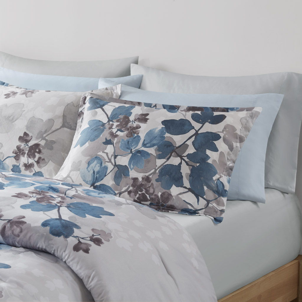 Alexis - Comforter Set With Bed Sheets - Light Blue