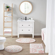 Casablanca - 20" x 30" Medallion Tufted Rug - Pink