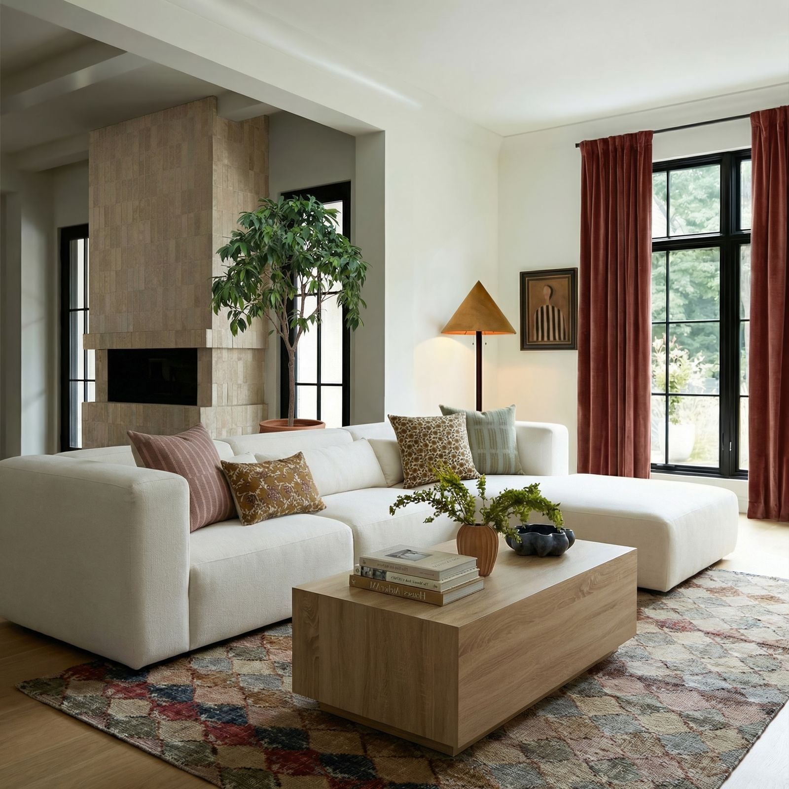 Tarra - Chenille Modular Corner Chair