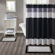 Amherst - 27" x 45" Tufted Bath Rug - Black
