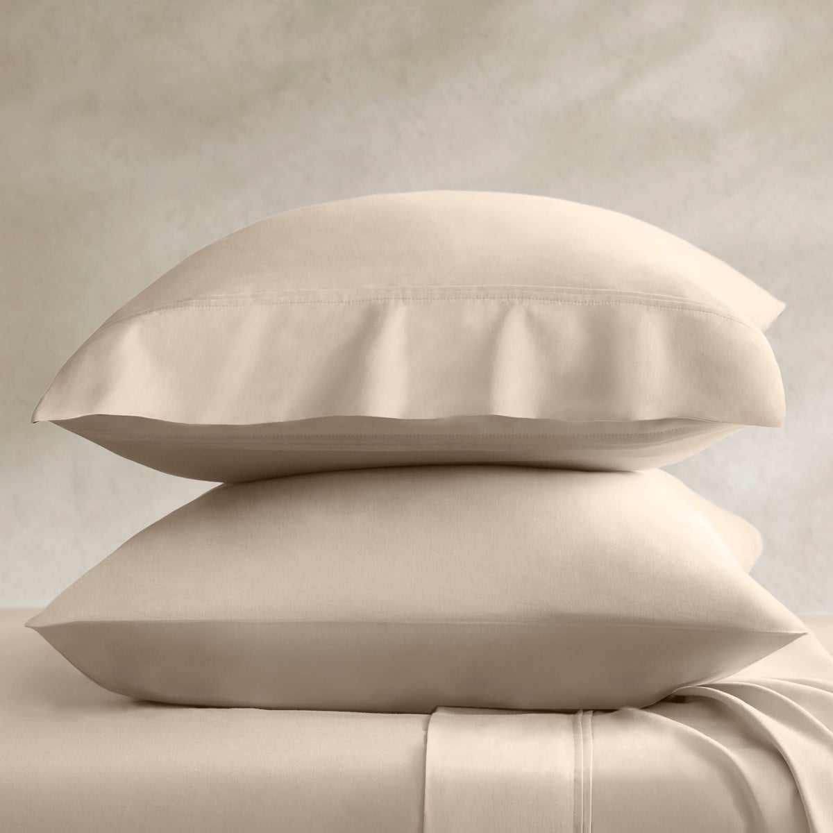 Split King Sateen Sheet Set - Linen