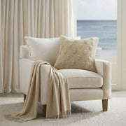 Ave Botanical - Cotton Pillow Cover - Linen