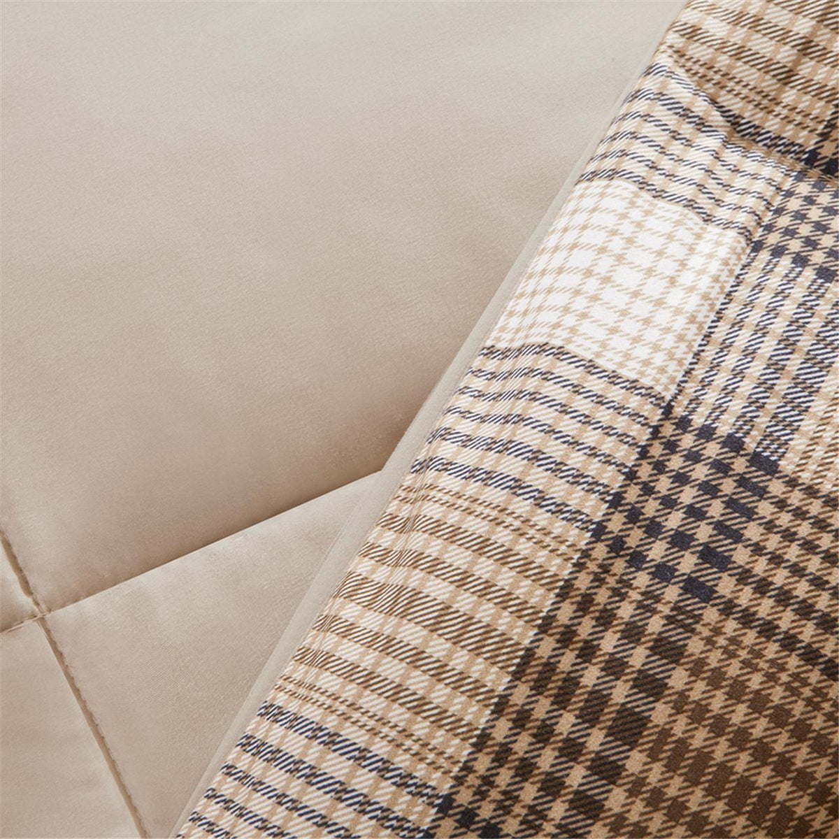 Lumberjack - Twin Classic Quilting Reverse Down Alternative Comforter Set - Multi