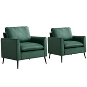 Nordic Retro Light Luxury Upholstered Sofa Chair