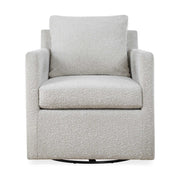 Tisdell - Swivel/Glider Chair - Cream