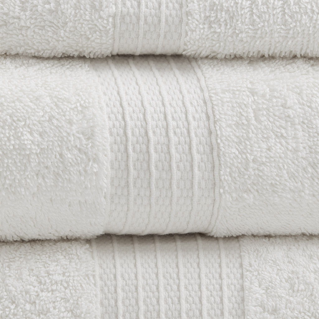Organic - 6 Piece Towel Set - White