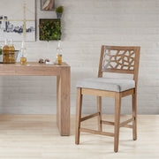 Crackle - Counter Stool - Light Gray