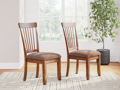 Berringer - Dining UPH Side Chair (Set of 2) - Rustic Brown
