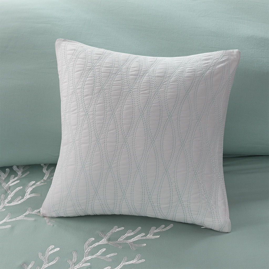 Coastline - Comforter Set - Aqua