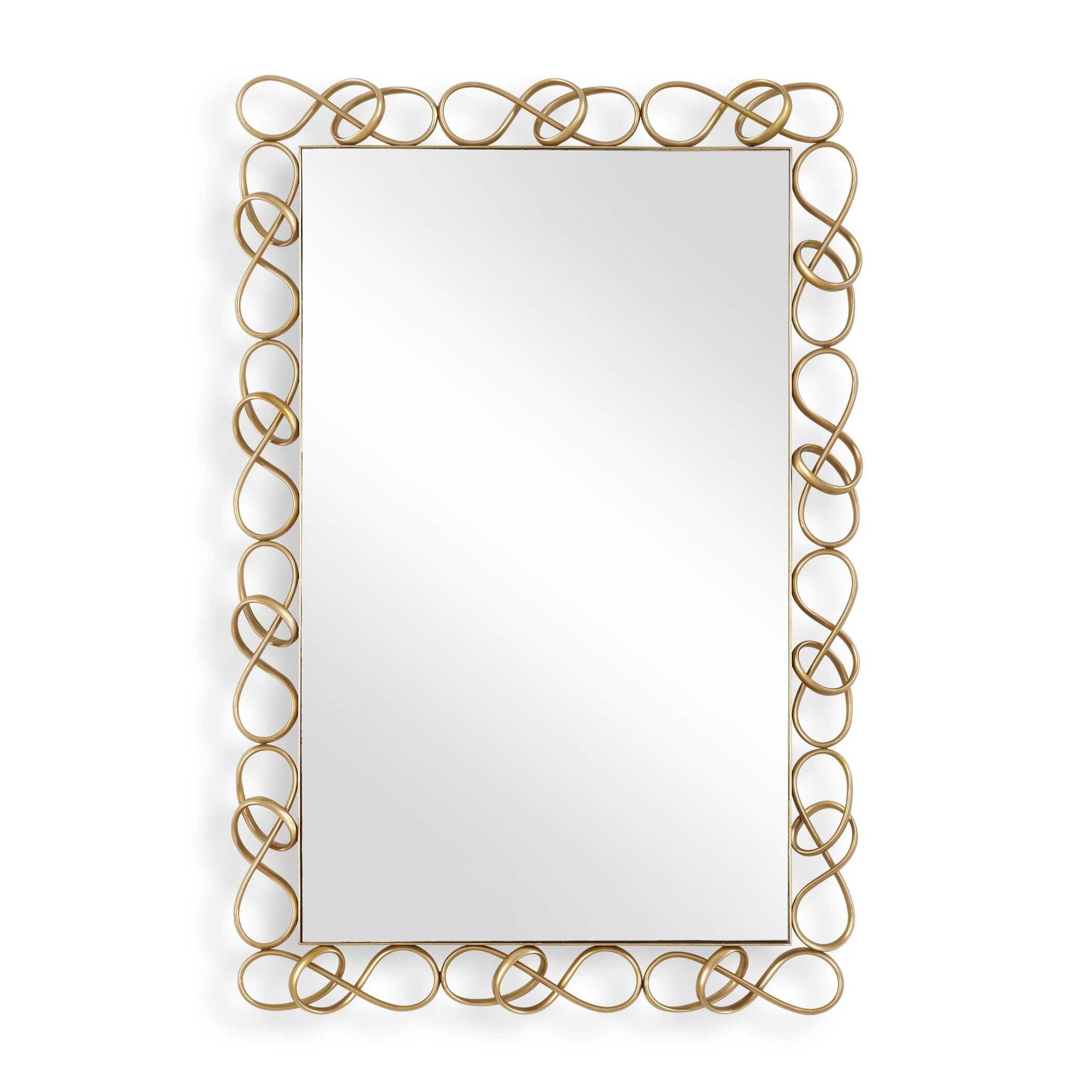 Twist It - Mirror - Antique Brass