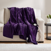 Heated Microlight to Berber - Throw - Purple
