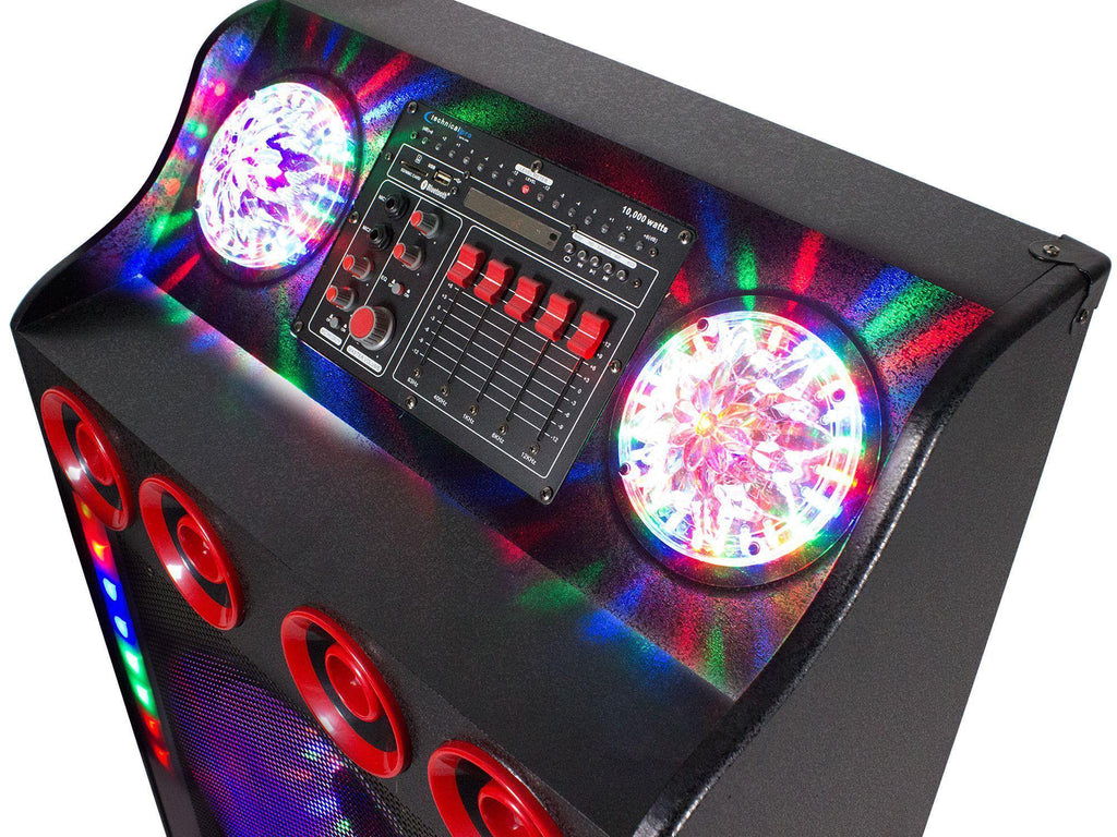 10,000 Watt Party Speaker - Black - 52"