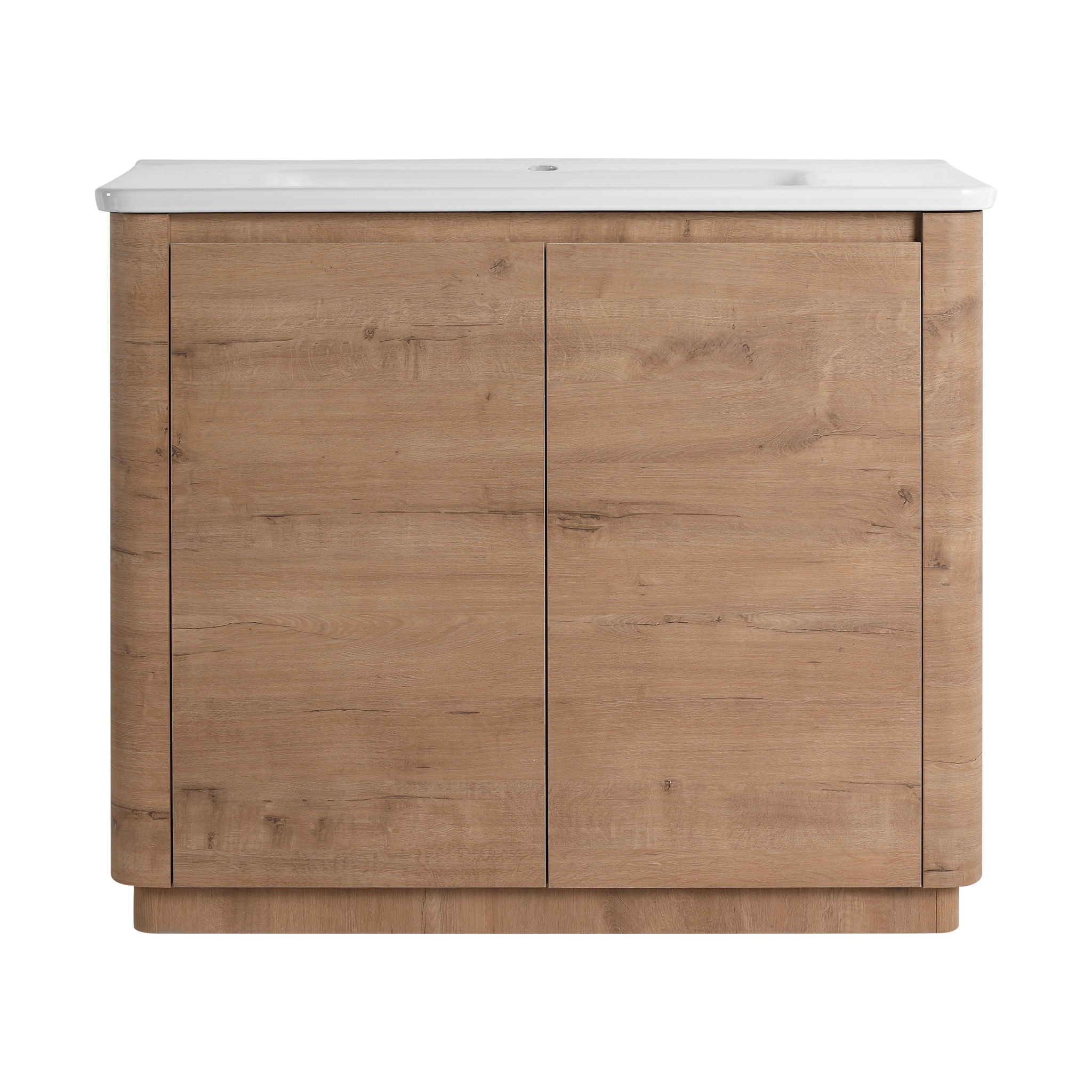 Freestanding Bathroom Vanity With Sink & 2 Soft Close Doors