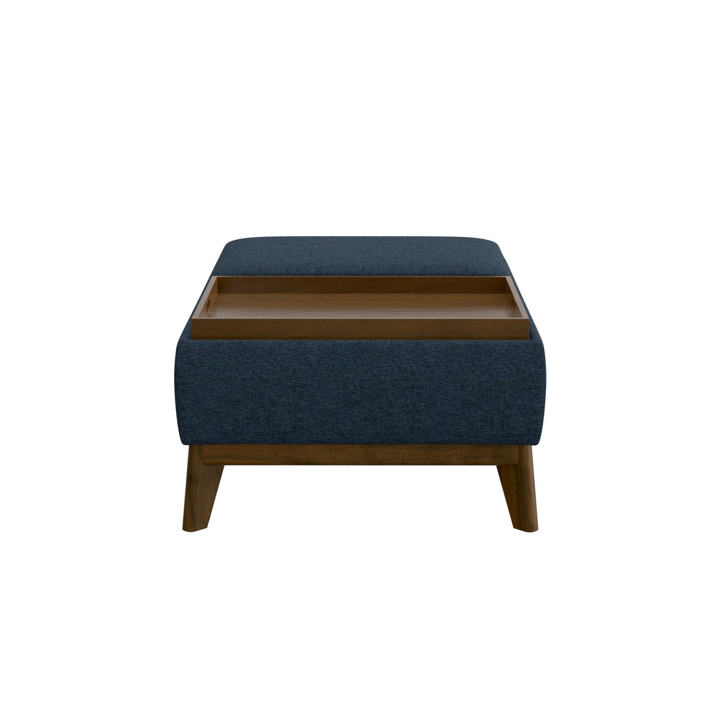 Reversible Tray Ottoman - Blue