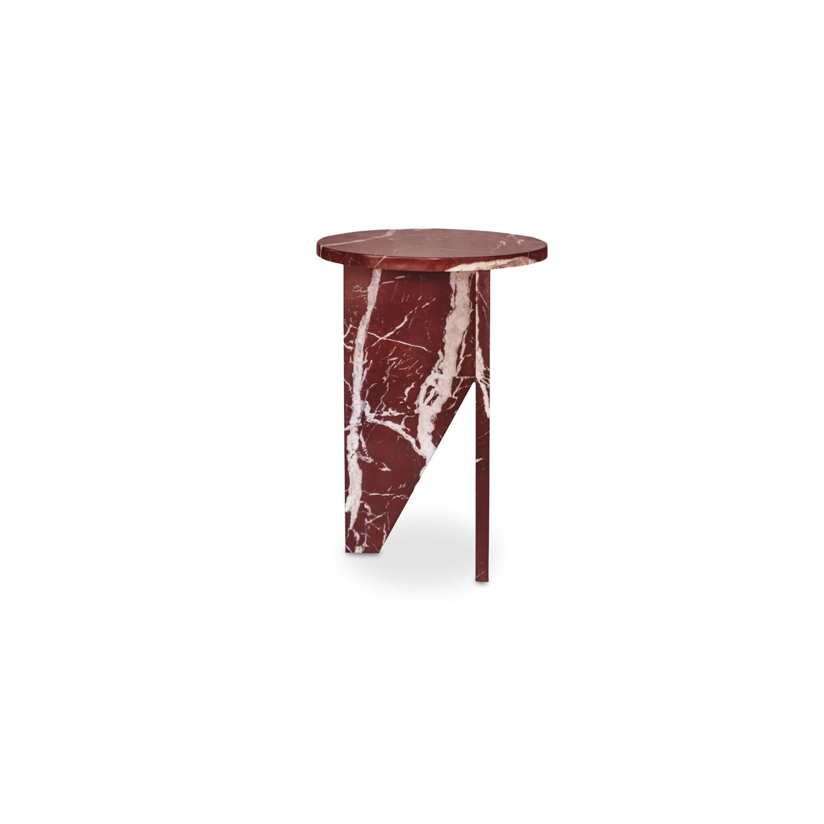 Grace - Accent Table Levante Marble - Red / Rosso