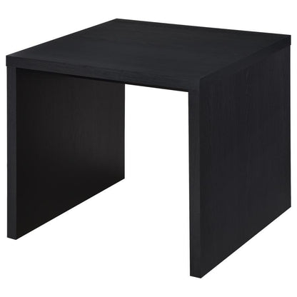 Knapp - Engineered Wood Square Side End Table - Black