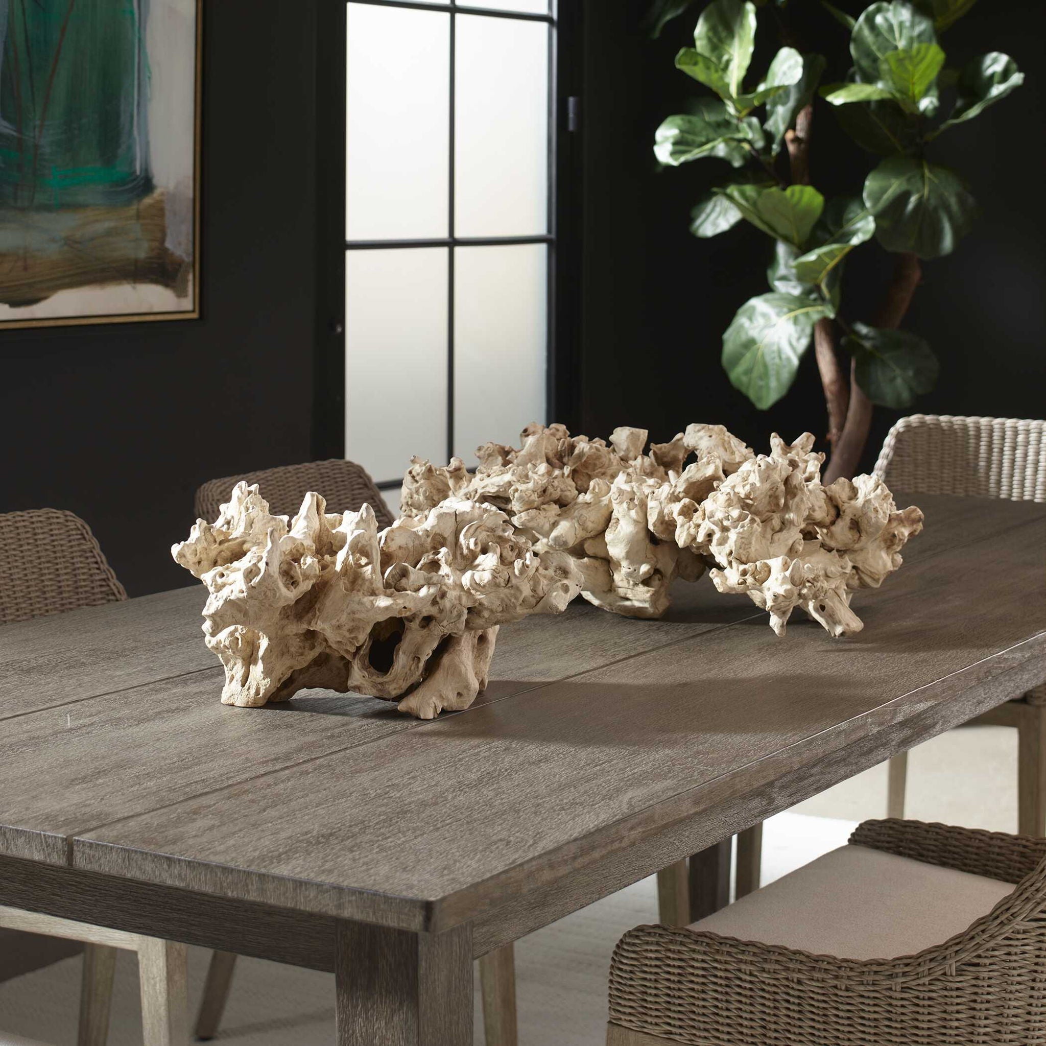 Elemental Root - Outdoor Sculptures (Set of 2) - White