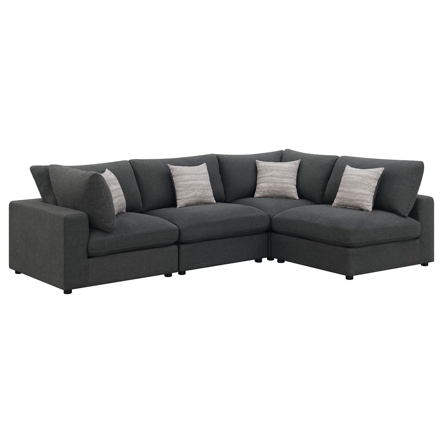 Rhette - Upholstered Sectional With Reversible Cushions