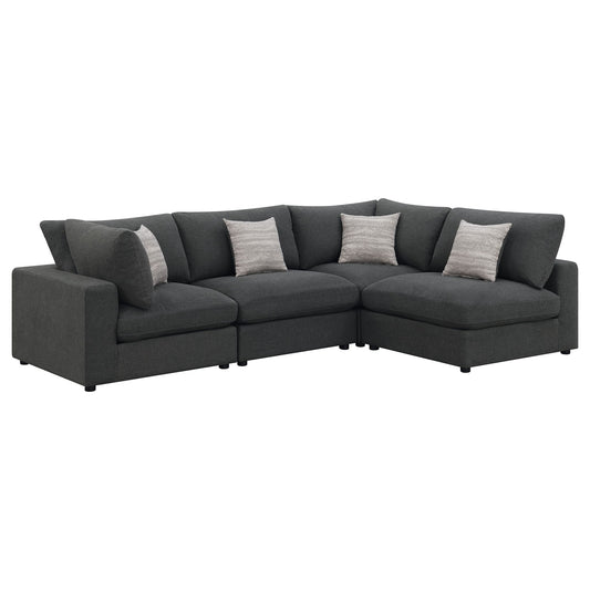 Rhette - Upholstered Sectional With Reversible Cushions