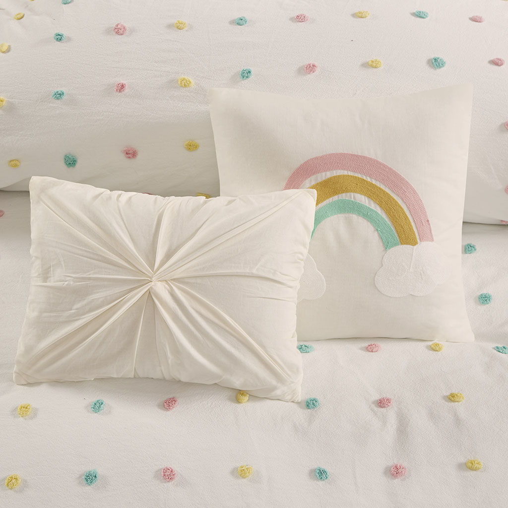 Callie - Pom Pom Duvet Cover Set - Multi