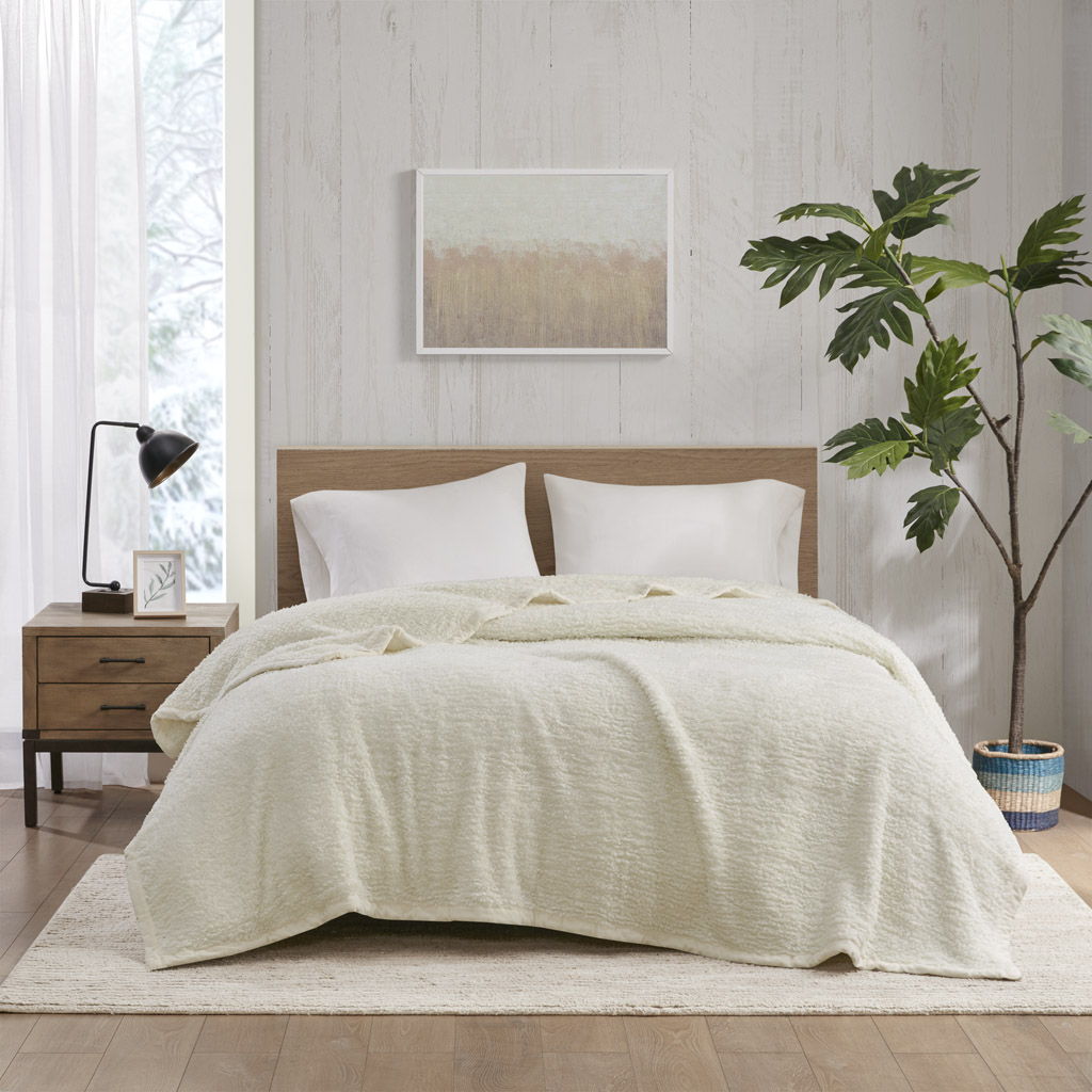 Burlington - Berber Blanket - Ivory