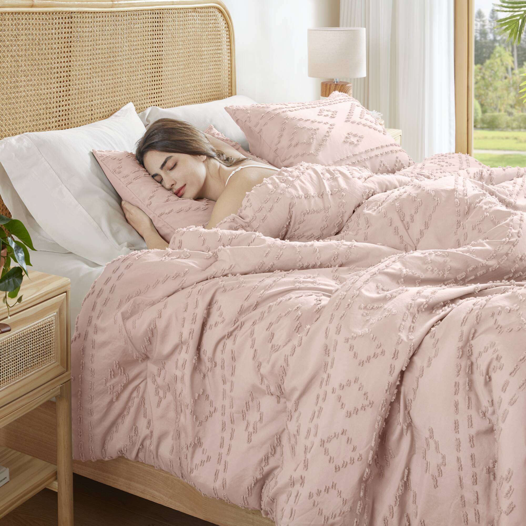 Gigi - Full/Queen Comforter Mini Set - Pink
