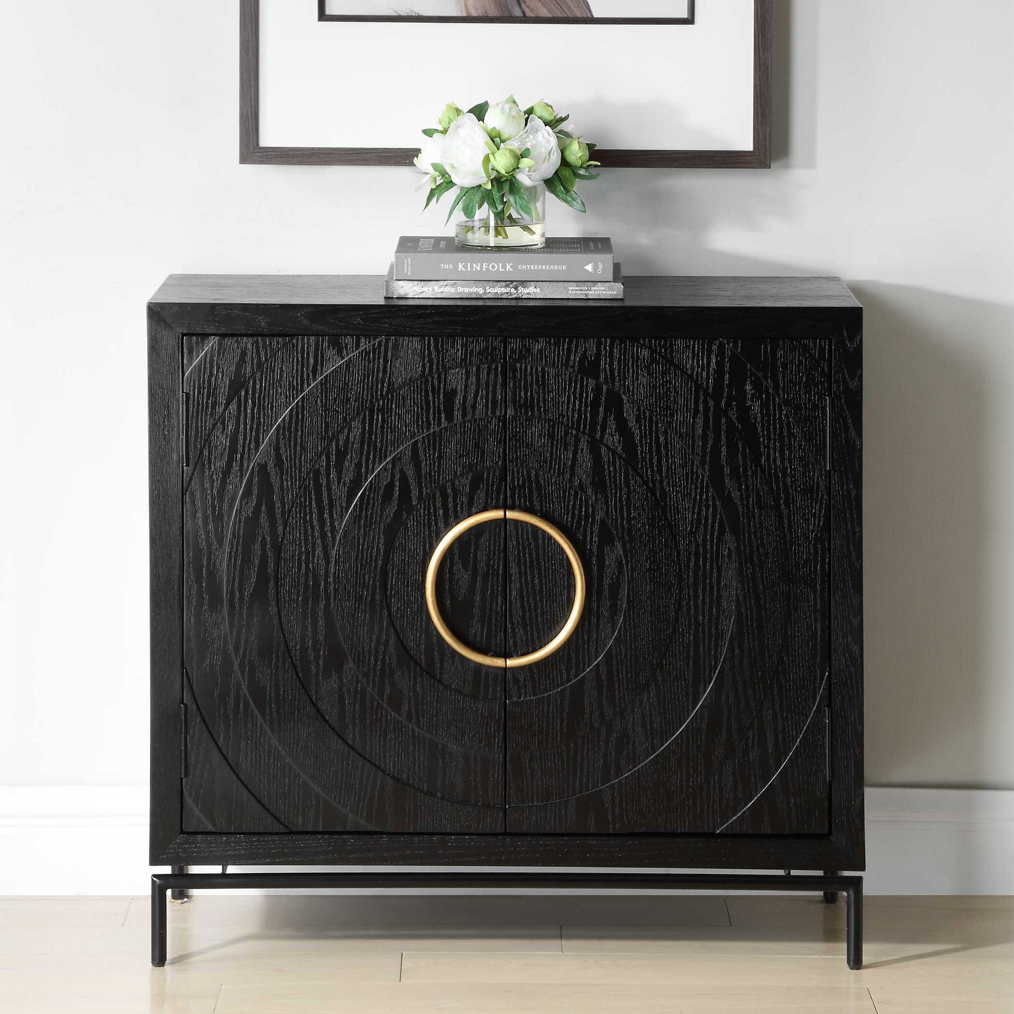 Briseis - 2 Door Cabinet - Black