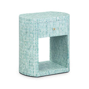 Prim - Capiz Shell Nightstand - Blue