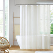 Anna - Sheer 72x84" Shower Curtain - Ivory