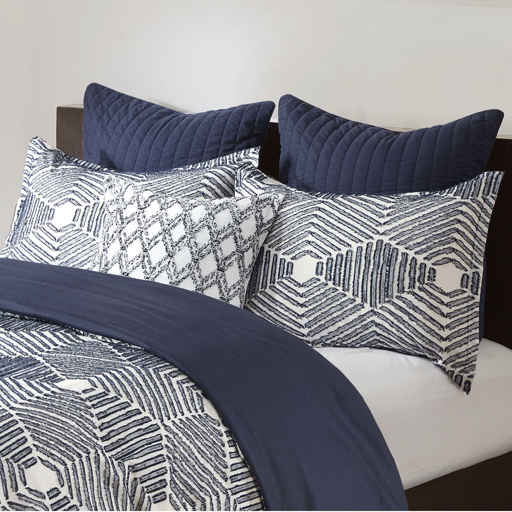 Ellipse - Comforter Set - Navy