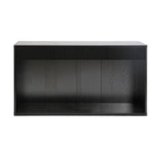 Fluted Console Table With 3 Drawers, Long Sofa Table Behind Couch For Living Room