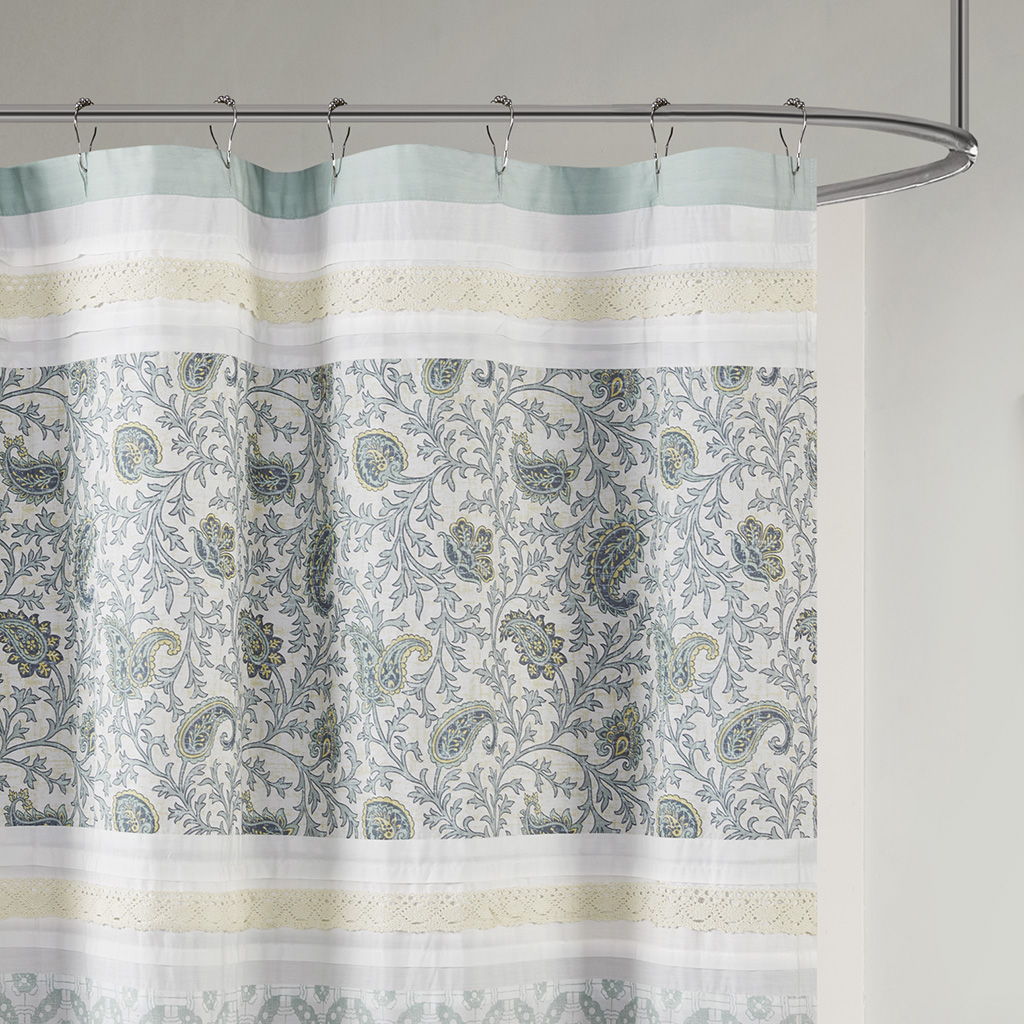 Dawn - Shower Curtain - Blue