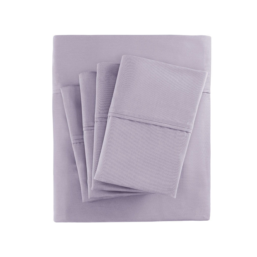 800 Thread Count - Split King Sheet Set - Purple
