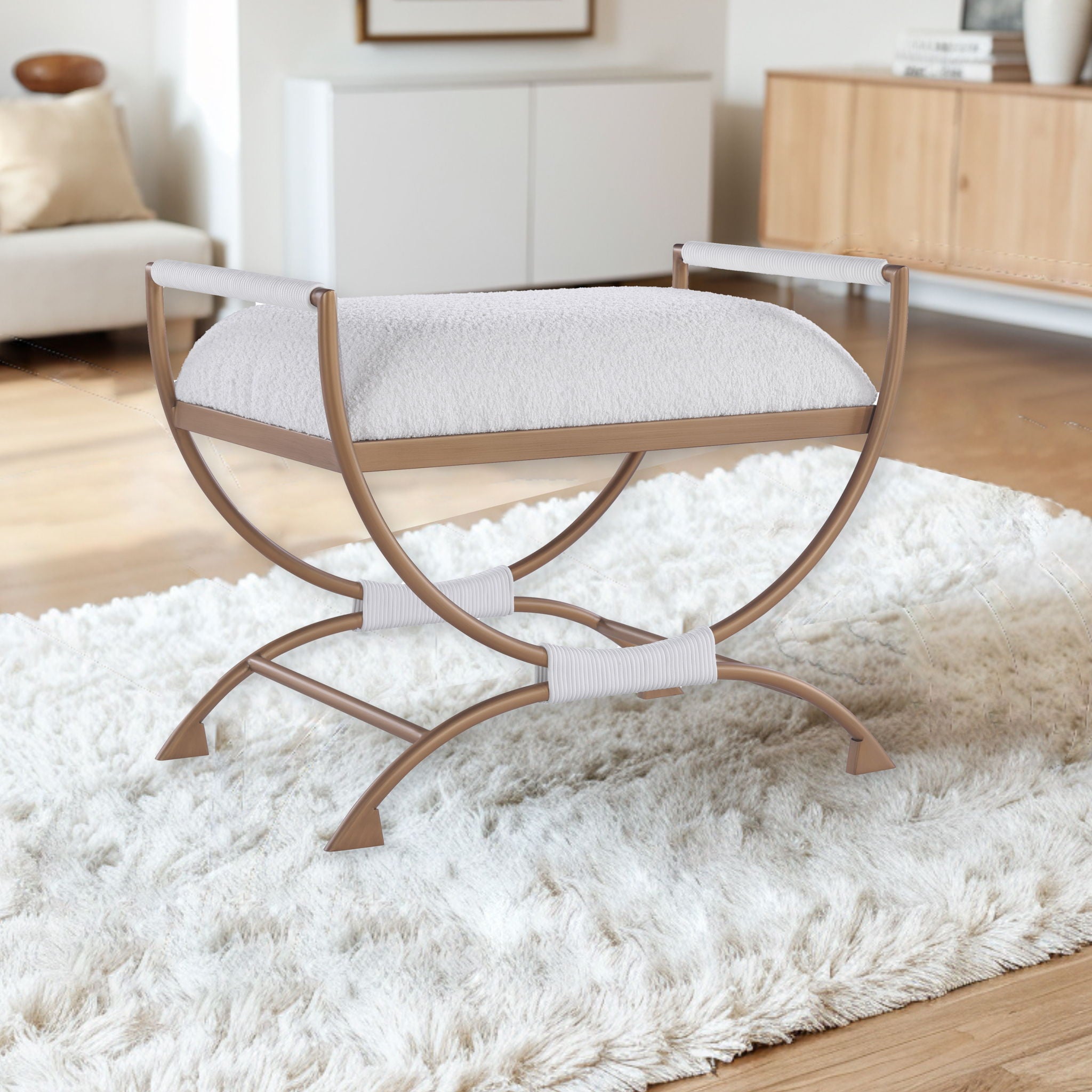 Nora - Bench - White