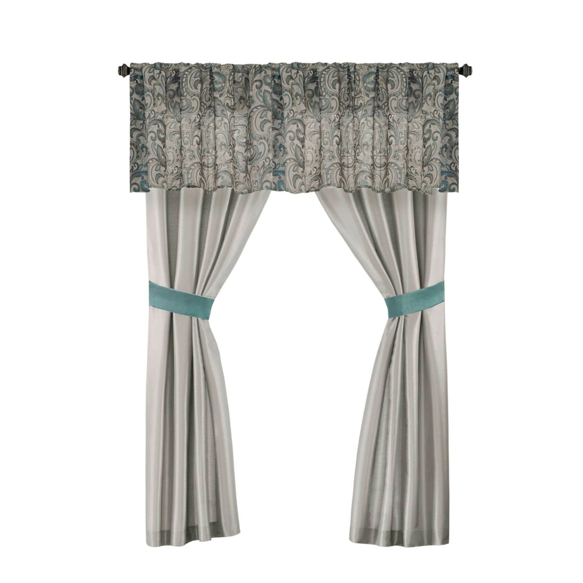 Brystol - Queen 24 Piece Room In A Bag - Teal