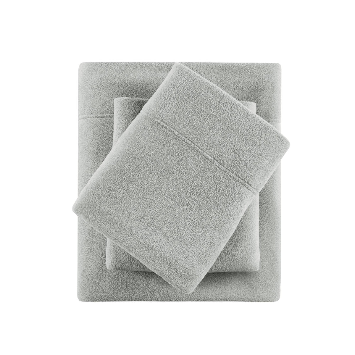 Micro Fleece - King Sheet Set - Gray