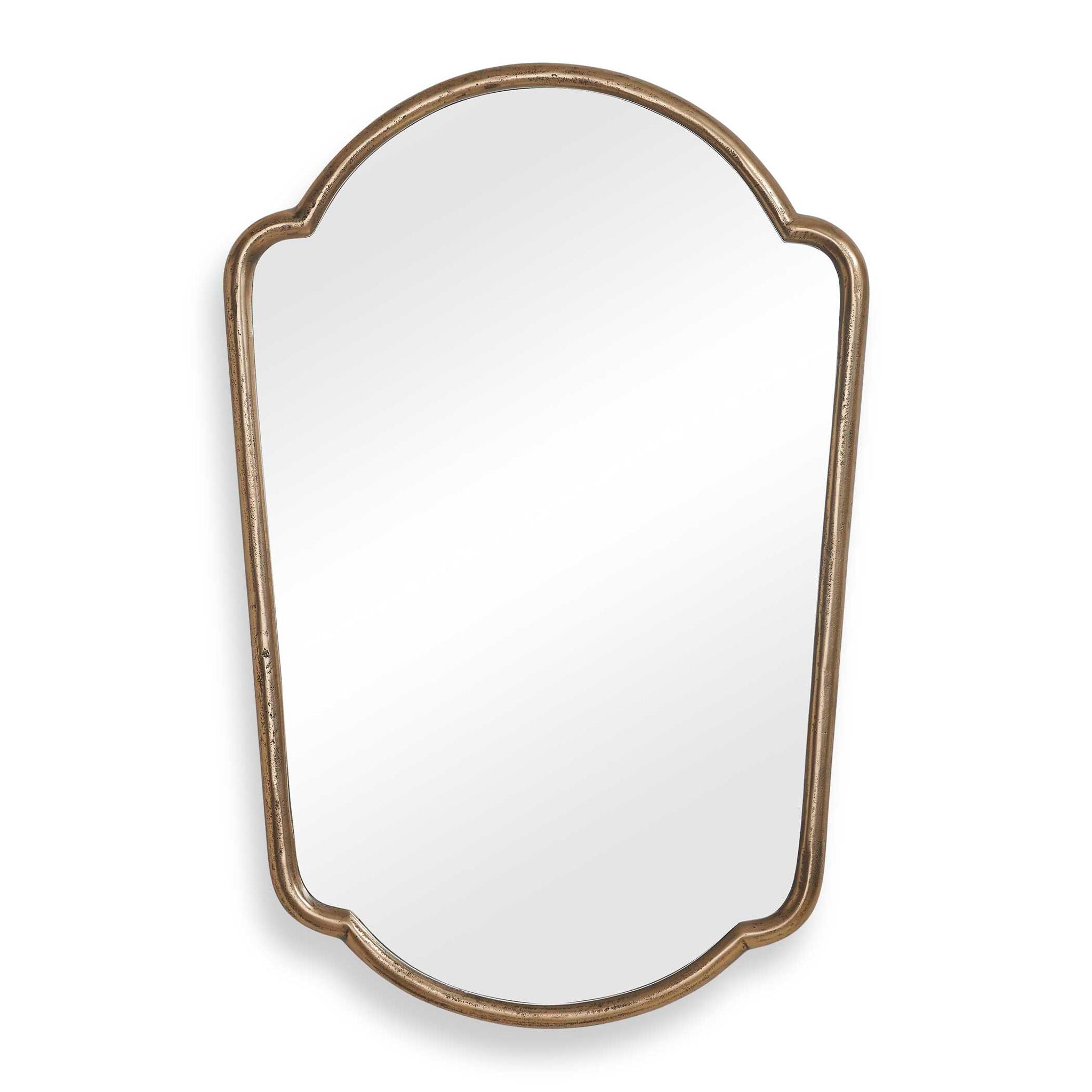 Naomi - Mirror - Antique Brass