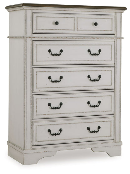 Blendon - Five Drawer Chest - Two-tone