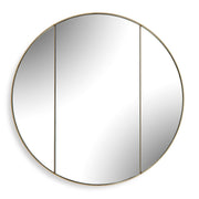 Amram - Round Mirror - Antique Brass / Gold