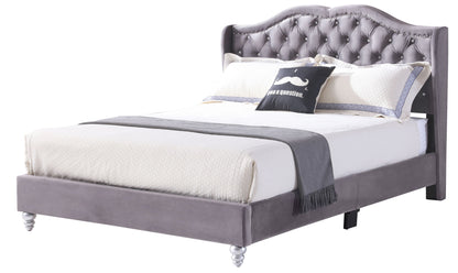 Upholstered Bed Transitional