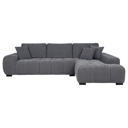 Plather - Sectional Chaise Sofa