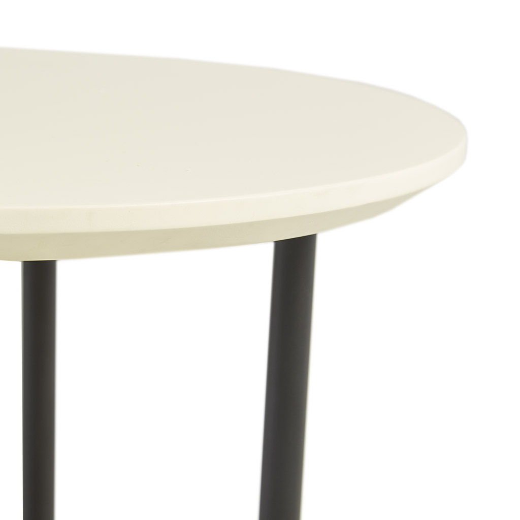 Beaumont - End Table - White / Natural