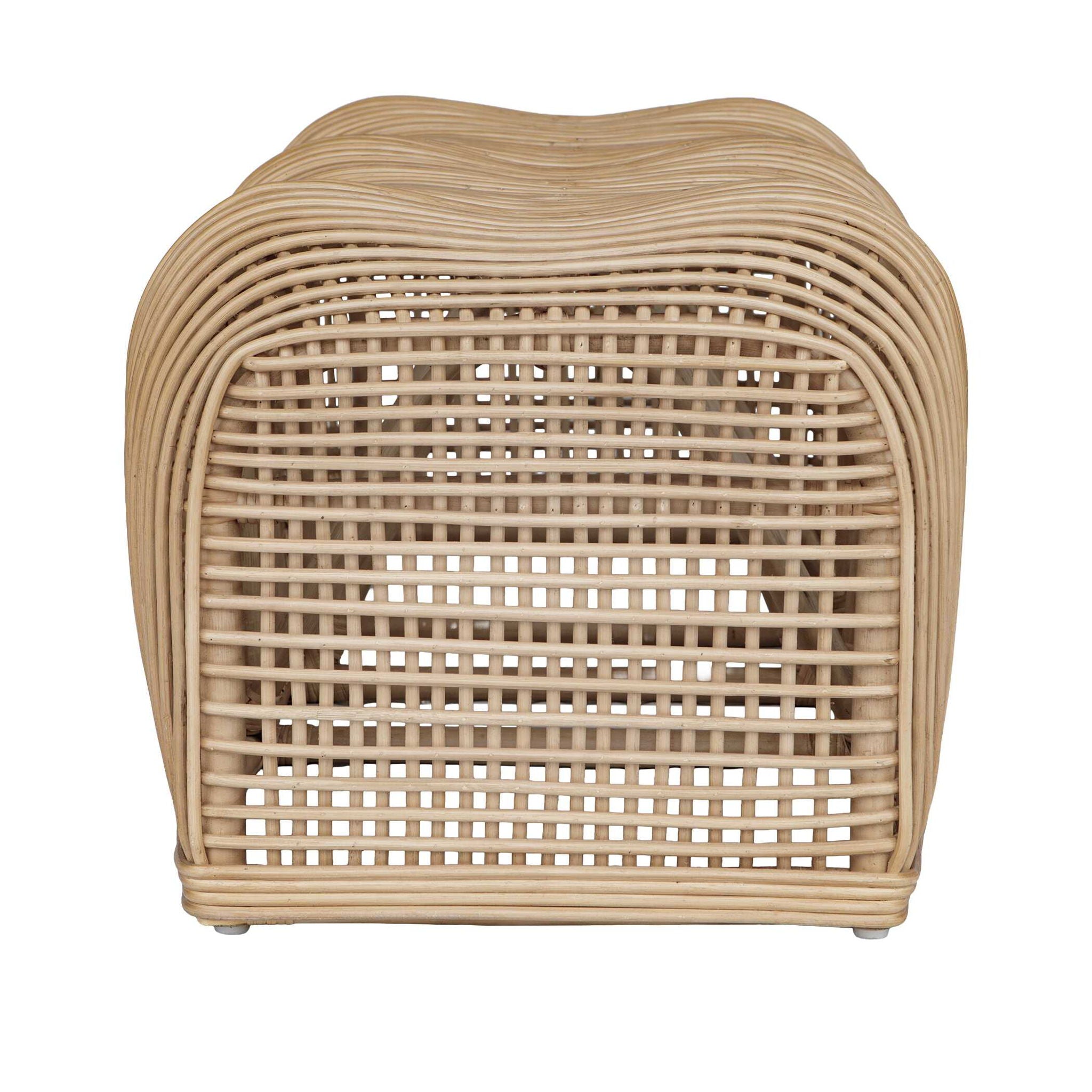 Tino - Rattan Bench - Woodtone