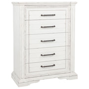 5 Drawer Bedroom Chest Of Drawers - Vintage