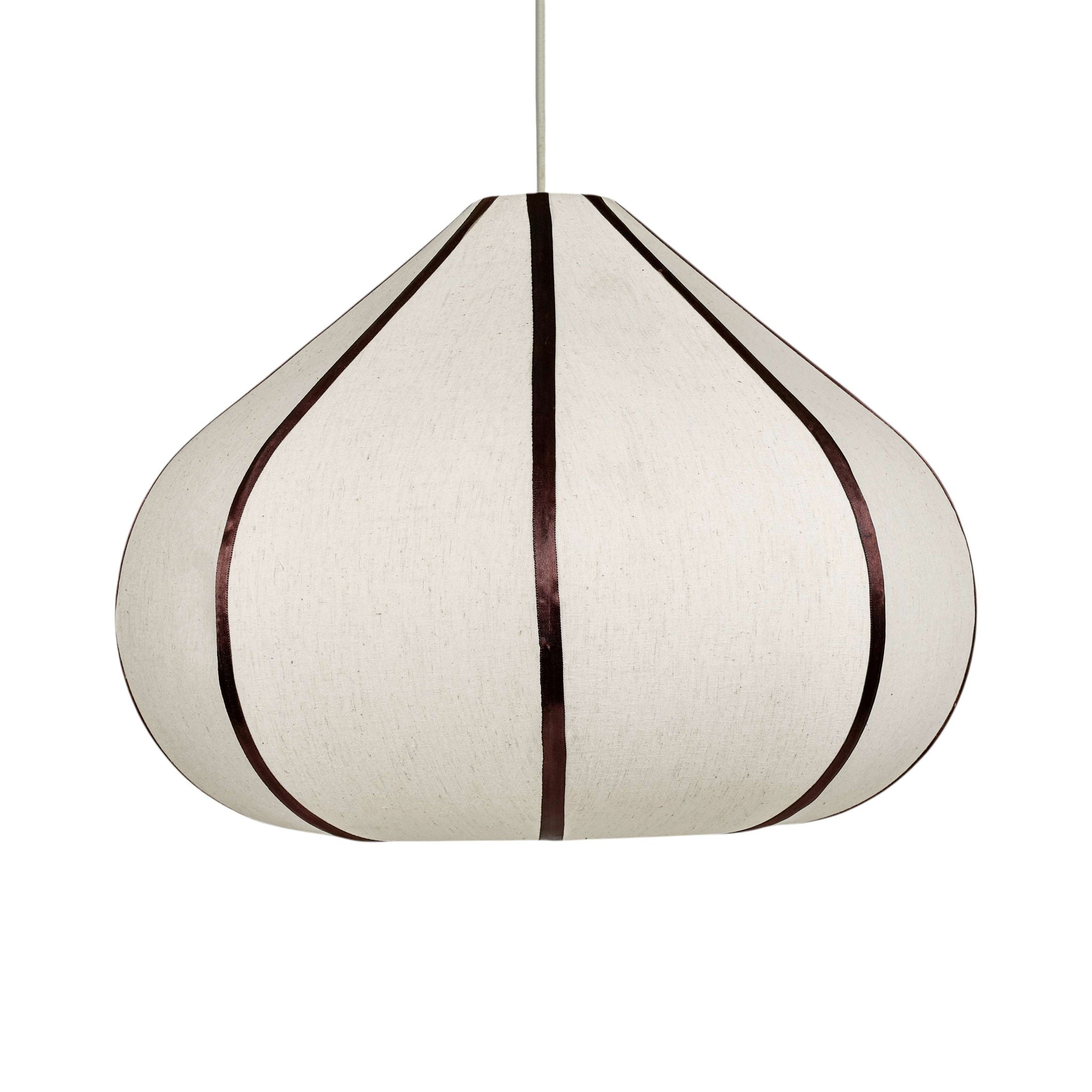 Josephine - Teardrop Pendant Lamp - Chocolate Brown