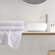 Premium Turkish Cotton 500GSM Plush 2 Piece XL Towel Set - White