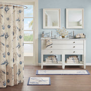 Bayside - 24" x 60" Tufted Bath Rug - Blue