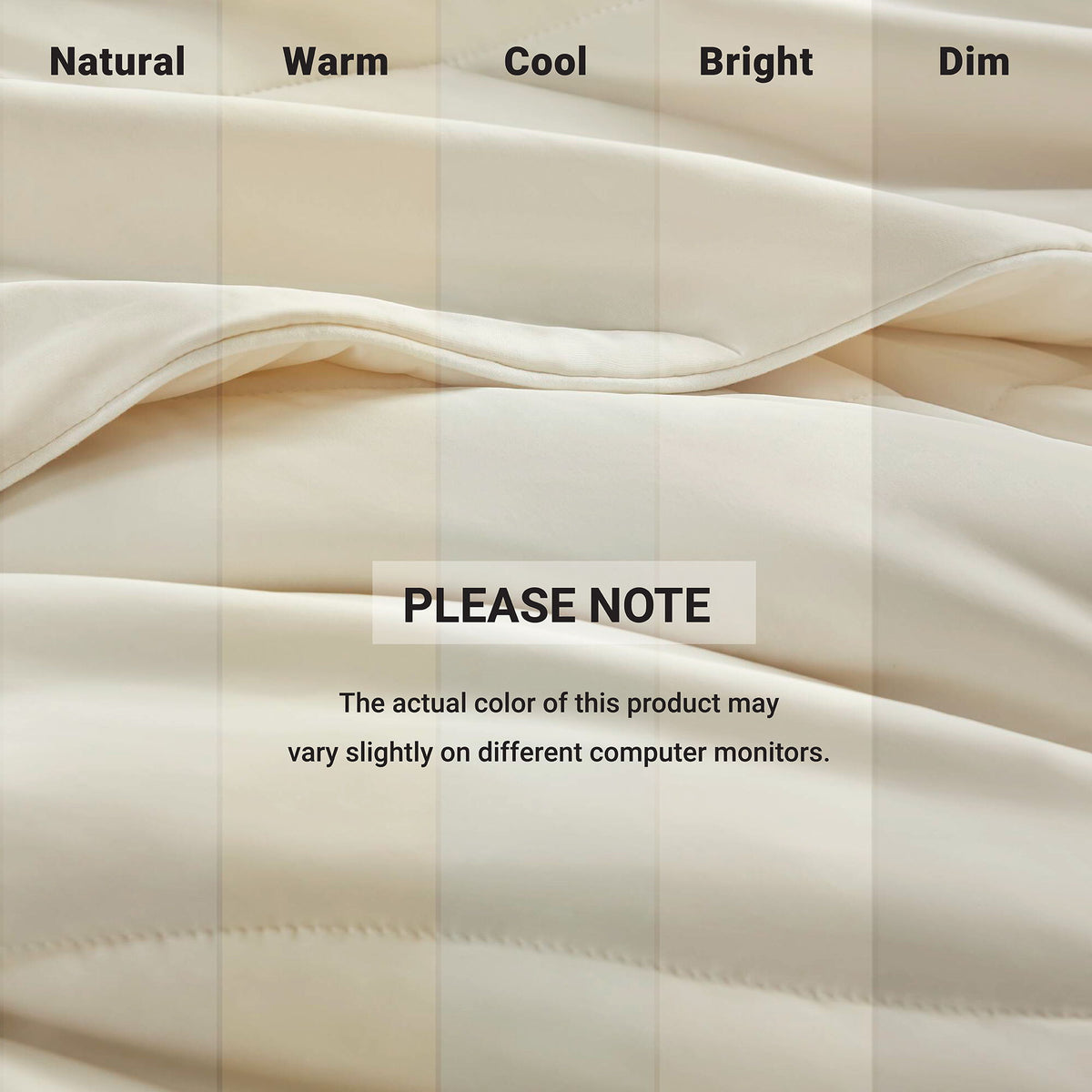 Full/Queen Reversible Tencel Comforter Blanket - Ivory
