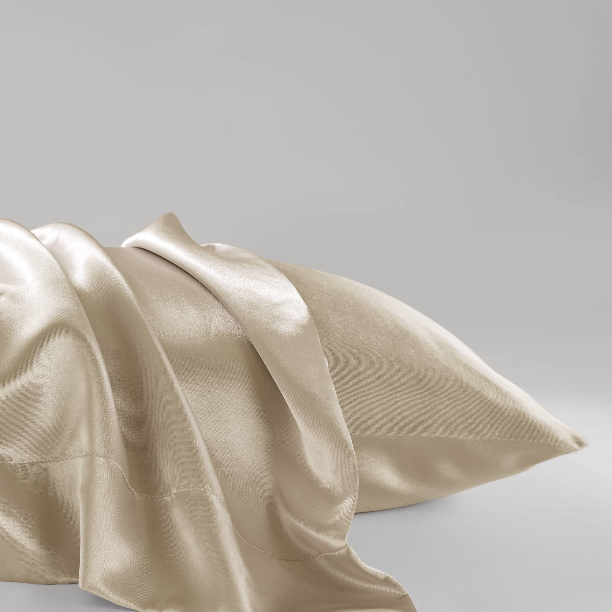 Satin - King Luxury Pillowcases (Set of 2) - Champagne