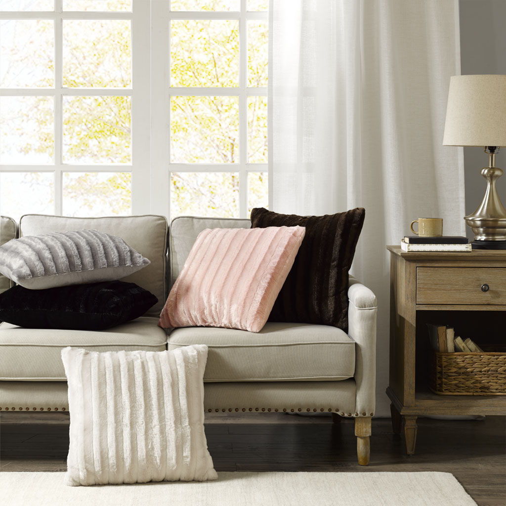 Duke - Square Pillow - Blush